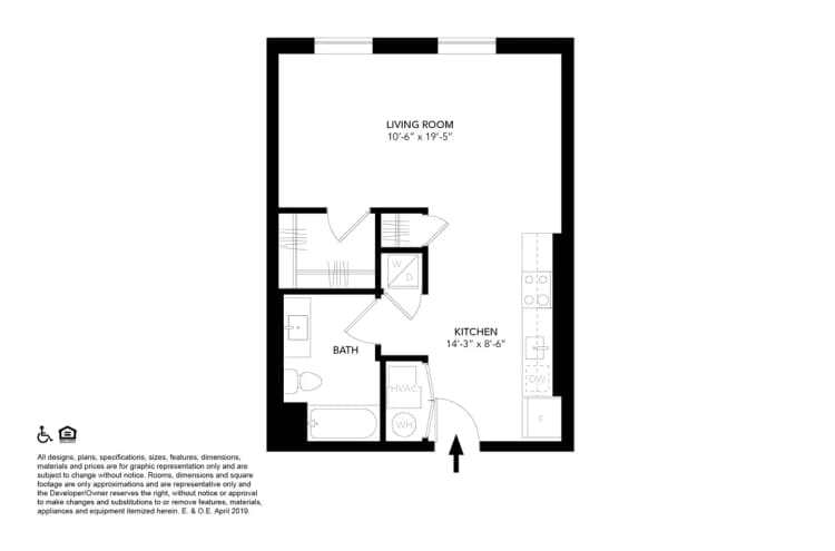 Detroit apartments for rent - image - 200 Edmund Place - C