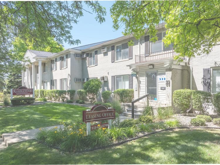 Detroit apartments for rent - image - ramblewood_11_exterior_leasing_office.jpg