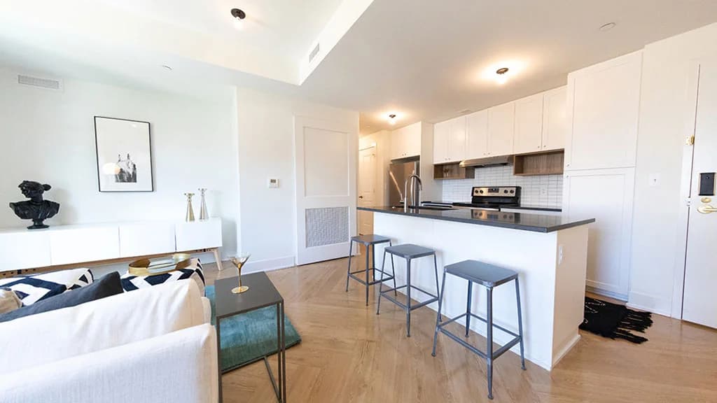 Detroit apartments for rent - image - Kitchen With Living Area