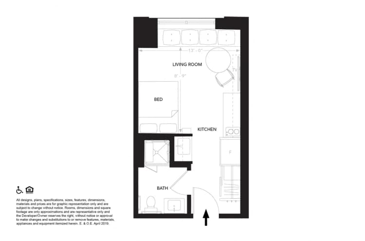 Detroit apartments for rent - image - Unit A - ADA