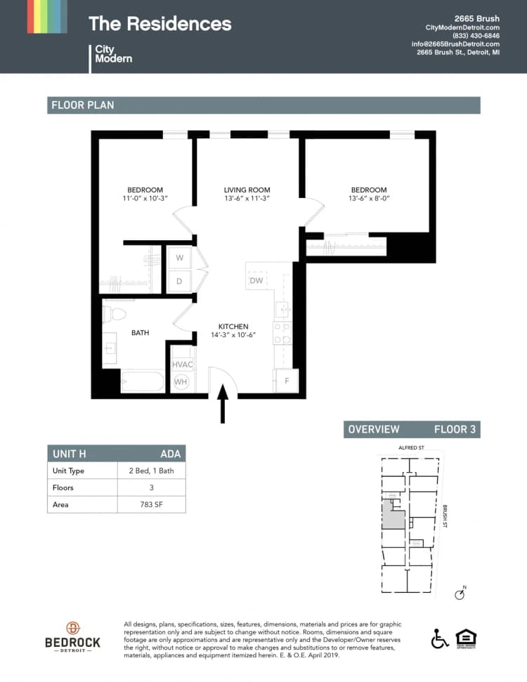 Detroit apartments for rent - image - H ADA
