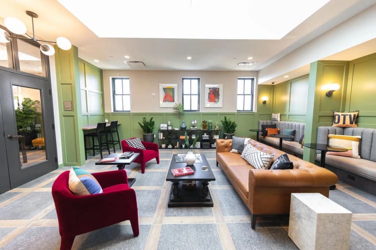 Detroit apartments for rent - image - Living room interior