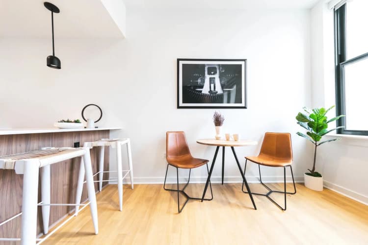 Detroit apartments for rent - image - table and chair