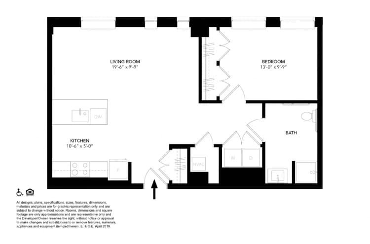 Detroit apartments for rent - image - Unit J ADA