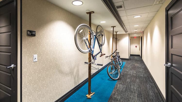 Detroit apartments for rent - image - Bike stand1