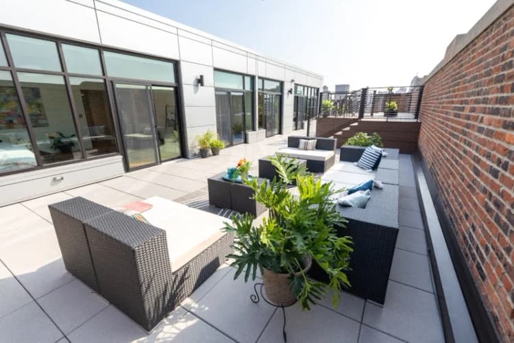 Detroit apartments for rent - image - Roof Terrace