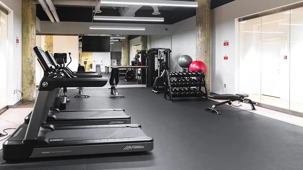 Detroit apartments for rent - image - Fitness room
