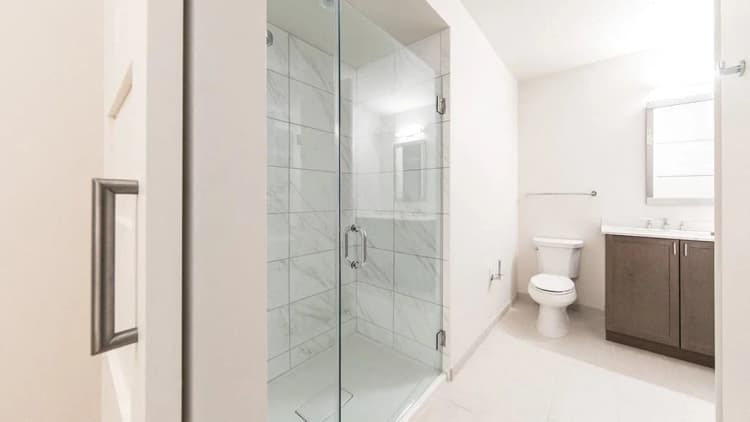 Detroit apartments for rent - image - Walk-In Showers With Glass Enclosure