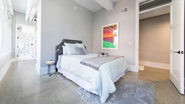 Detroit apartments for rent - image - Bedroom with comfy bed