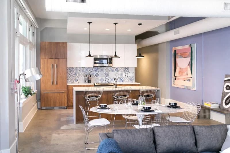 Detroit apartments for rent - image - Kitchen and Dining Area