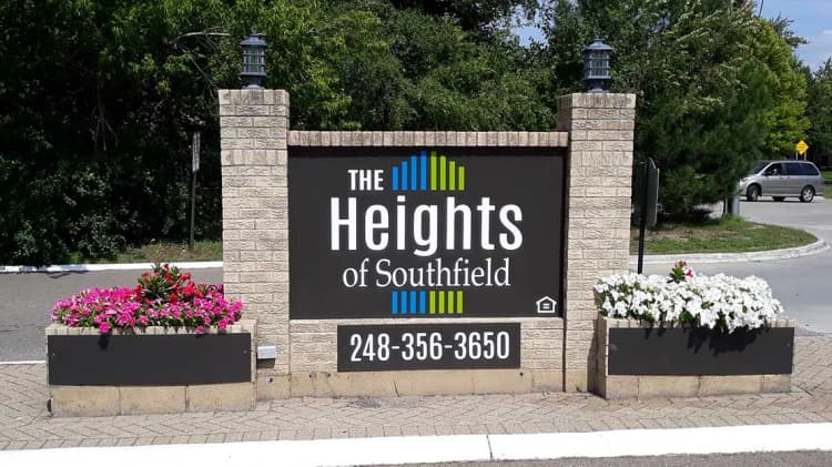 Detroit apartments for rent - image - Heights-of-Southfield-Sign.jpg