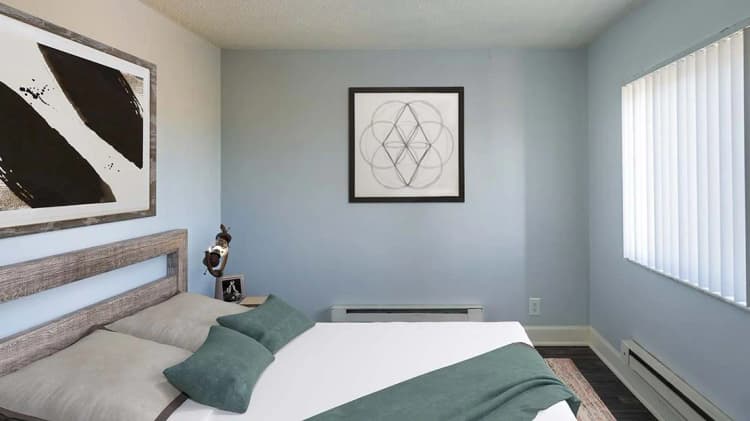 Detroit apartments for rent - image - Regency-Tower-Bedroom-Staged-Website.jpg