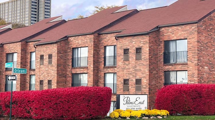 Detroit apartments for rent - image - palmseast-exterior2.jpg