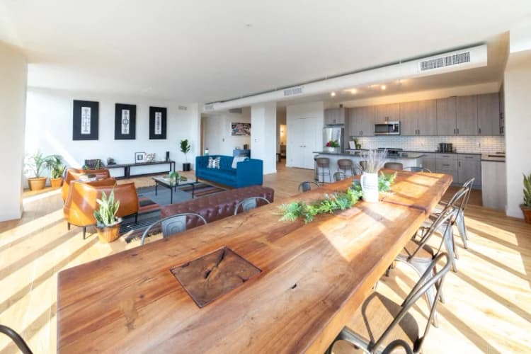 Detroit apartments for rent - image - Wooden Table